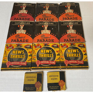 Lot Films World War II Reel 8 mm 1940's Castle Films News Parade History